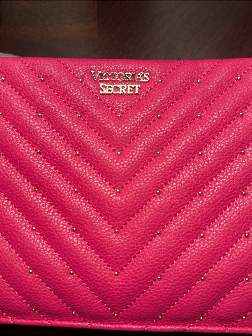 Brand New!! Victoria's Secret Hot Pink Quilted Purse/Wallet